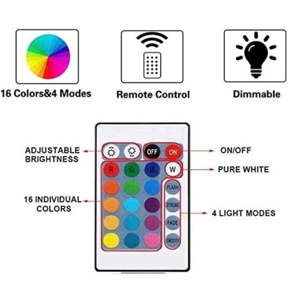 💕NEW LED COLOR CHANGING GYMNAST LIGHT - Picture 3 of 13